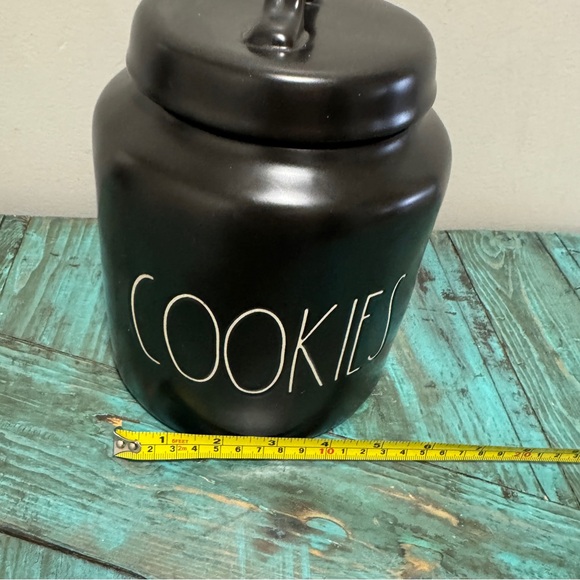 Rae Dunn Black Cookies Canister - Picture 6 of 6